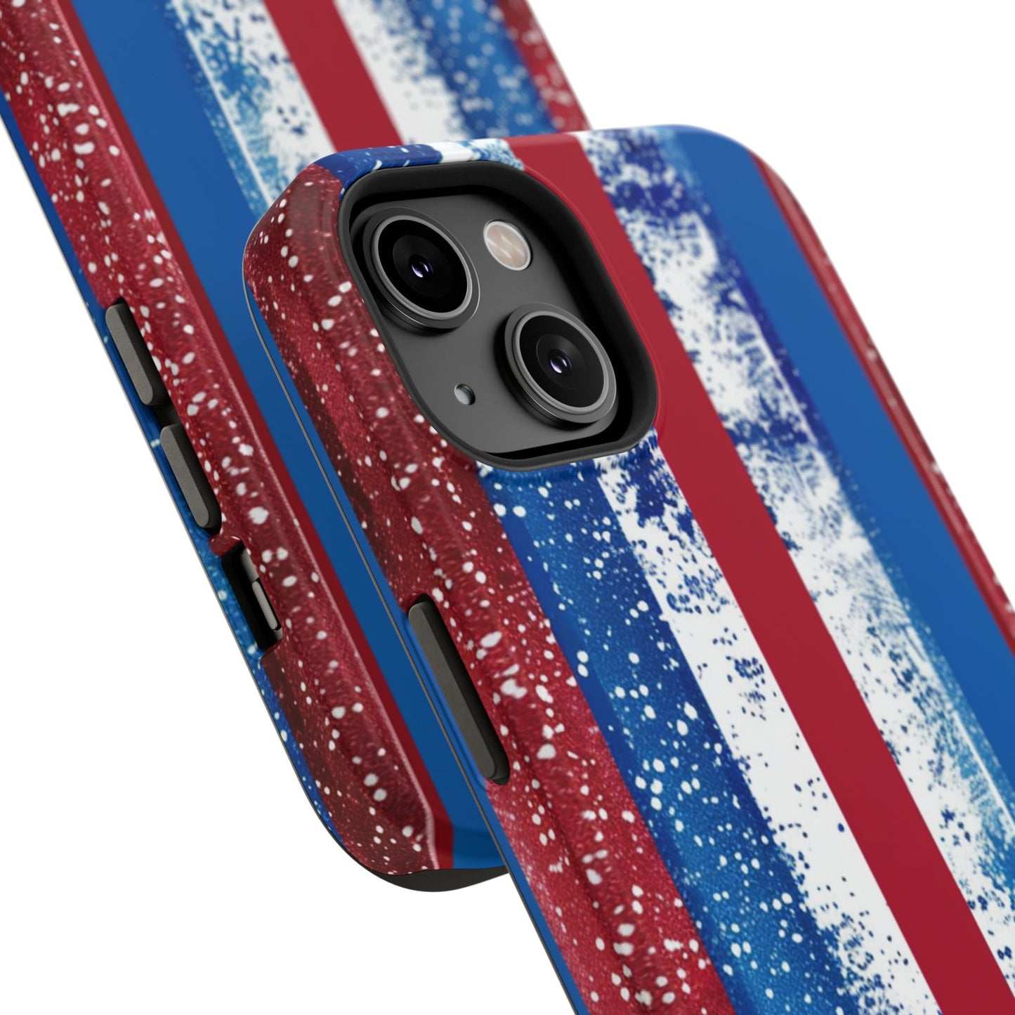 Patriotic Stripes Impact-Resistant Phone Case