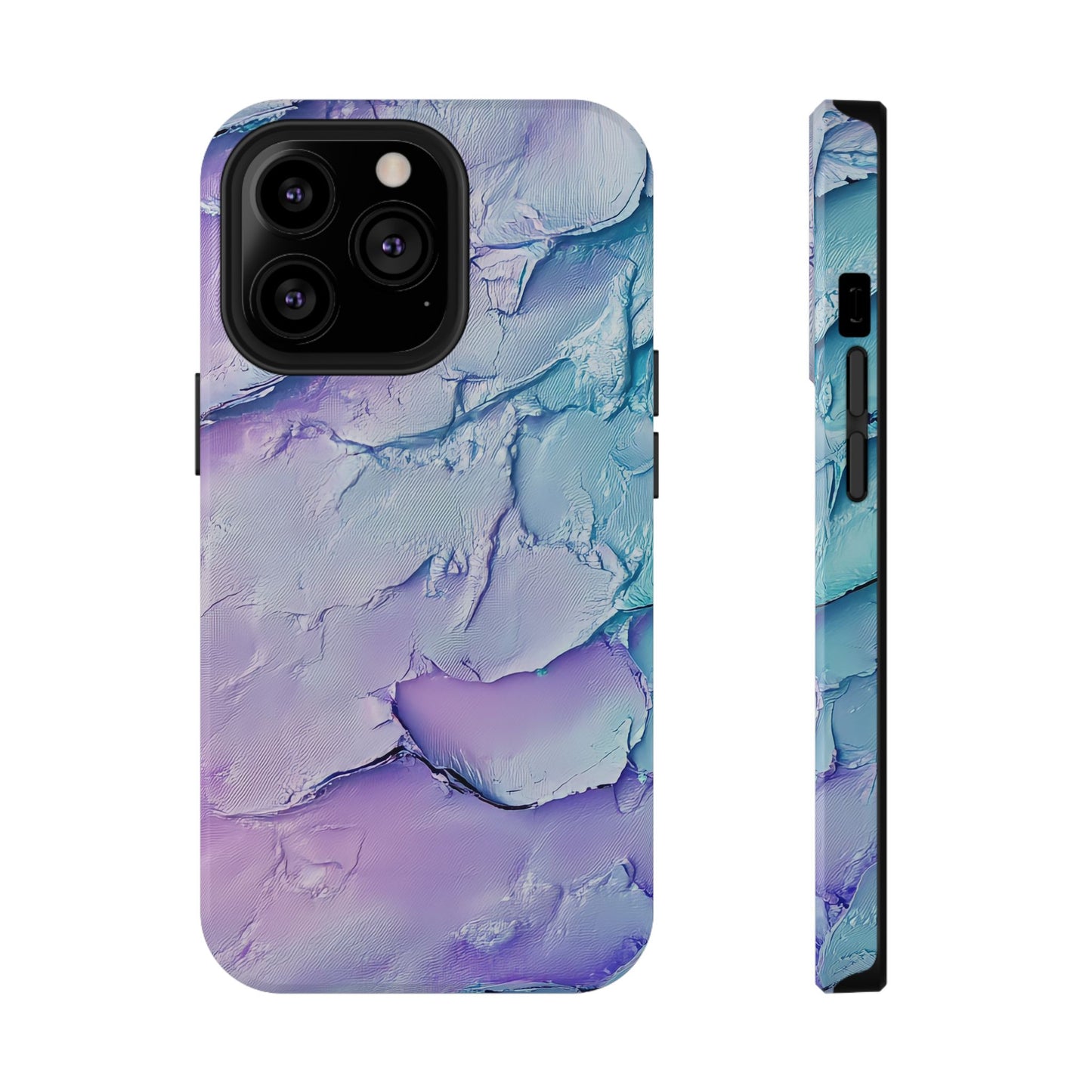 Vibrant Impact-Resistant Phone Case - Colorful Texture Design