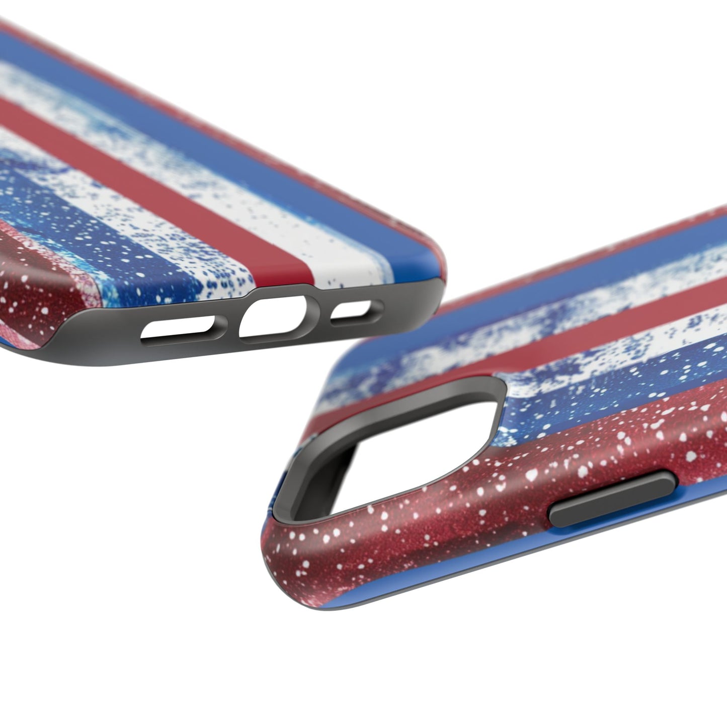 Patriotic Stripes Impact-Resistant Phone Case
