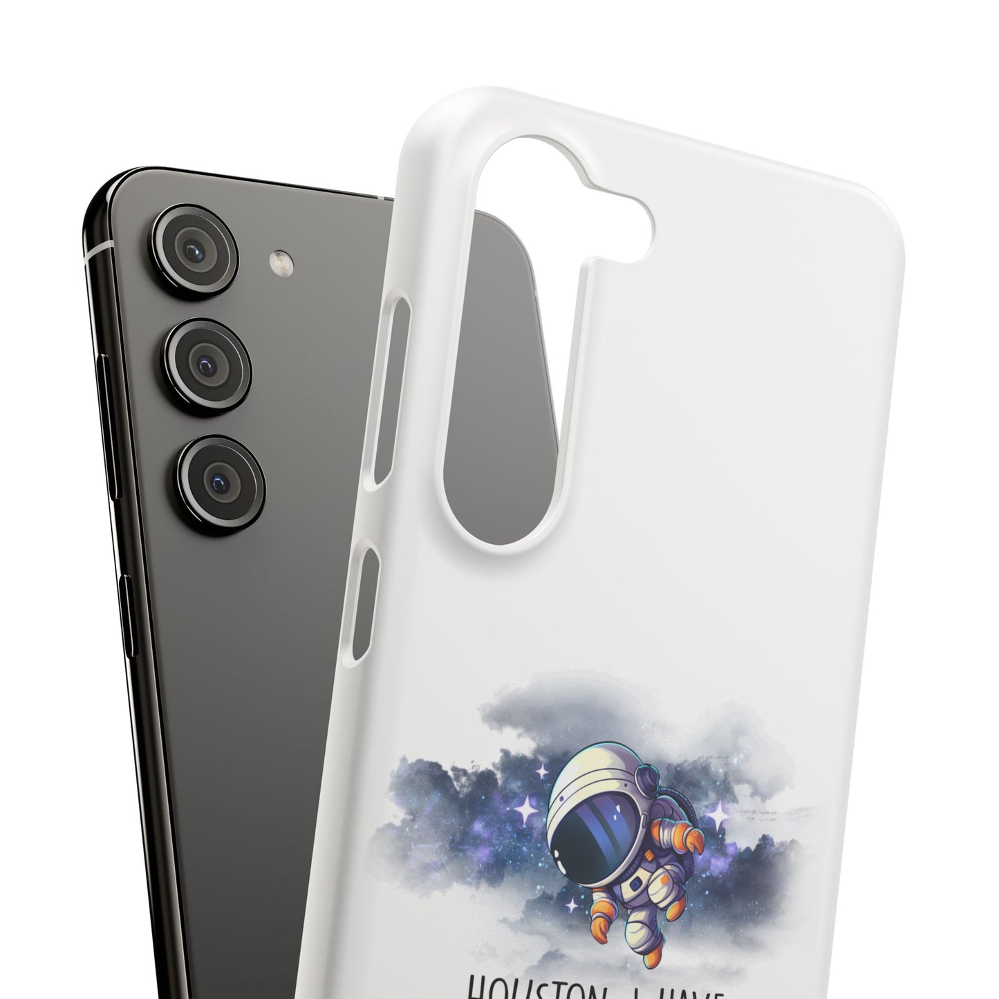 Houston, I Have So Many Problems Slim Phone Case | Cute Astronaut Design | Gift for Space Lovers