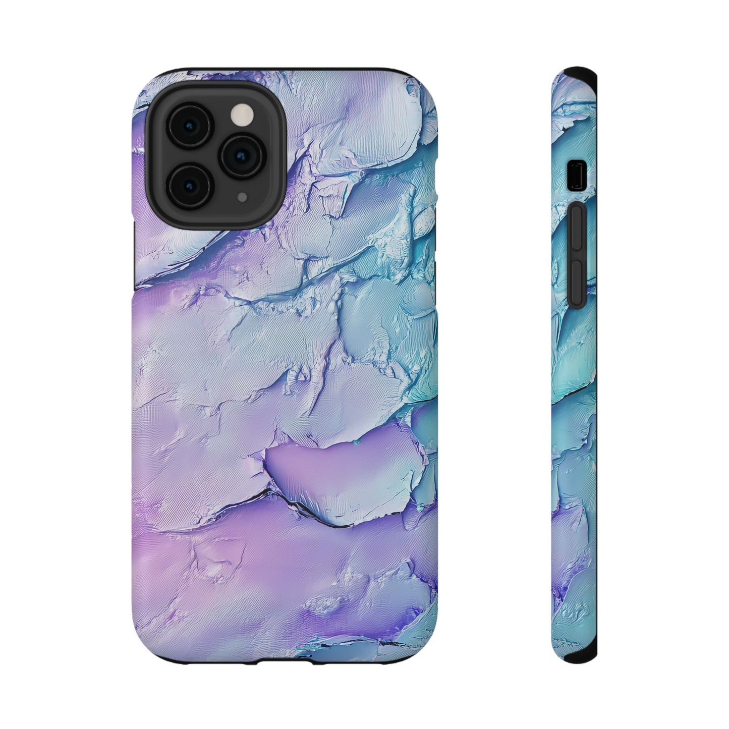 Vibrant Impact-Resistant Phone Case - Colorful Texture Design
