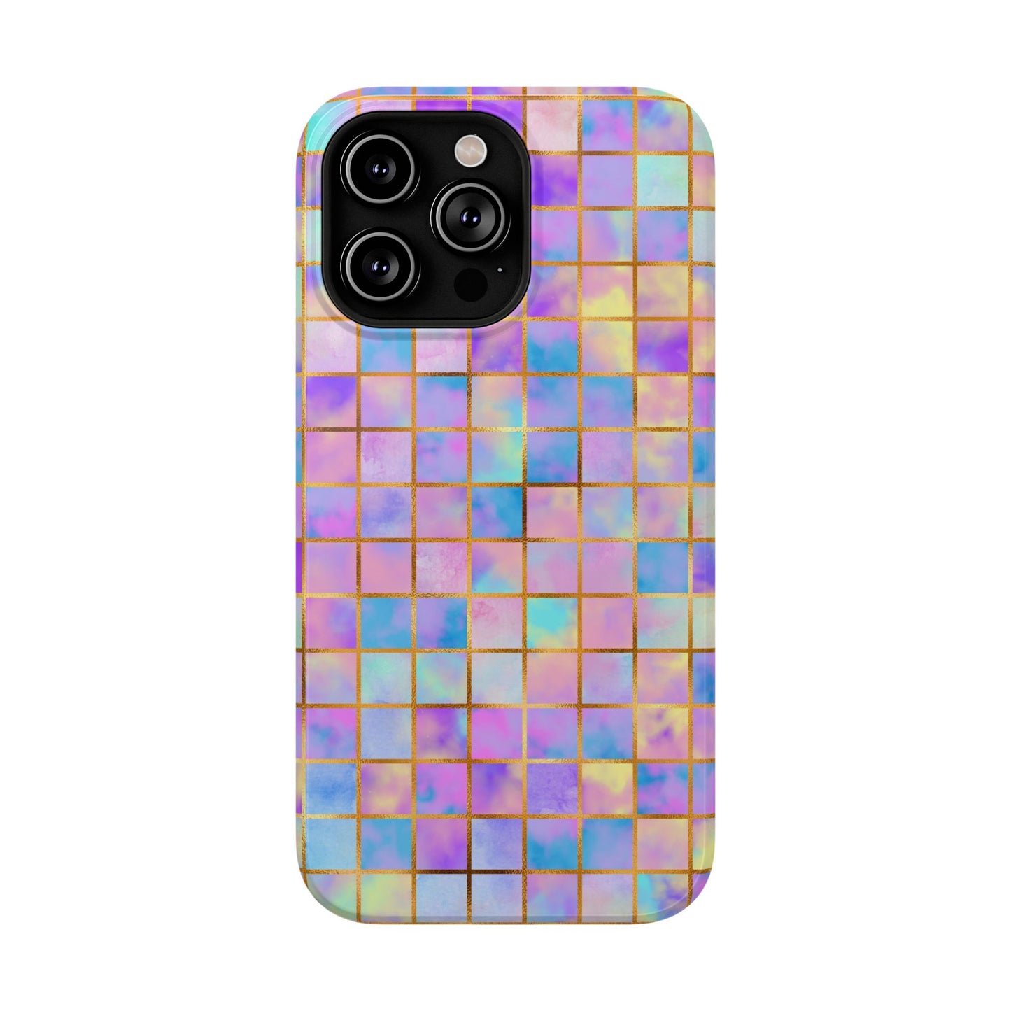 Colorful Mosaic Impact-Resistant Phone Case