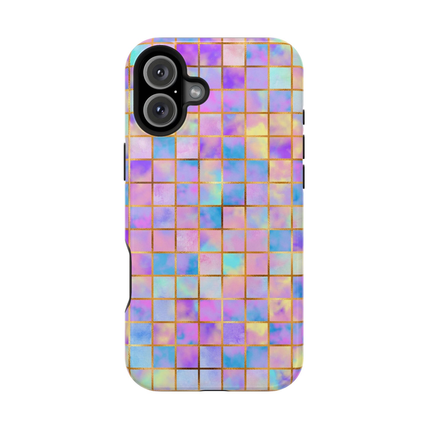 Colorful Mosaic Impact-Resistant Phone Case