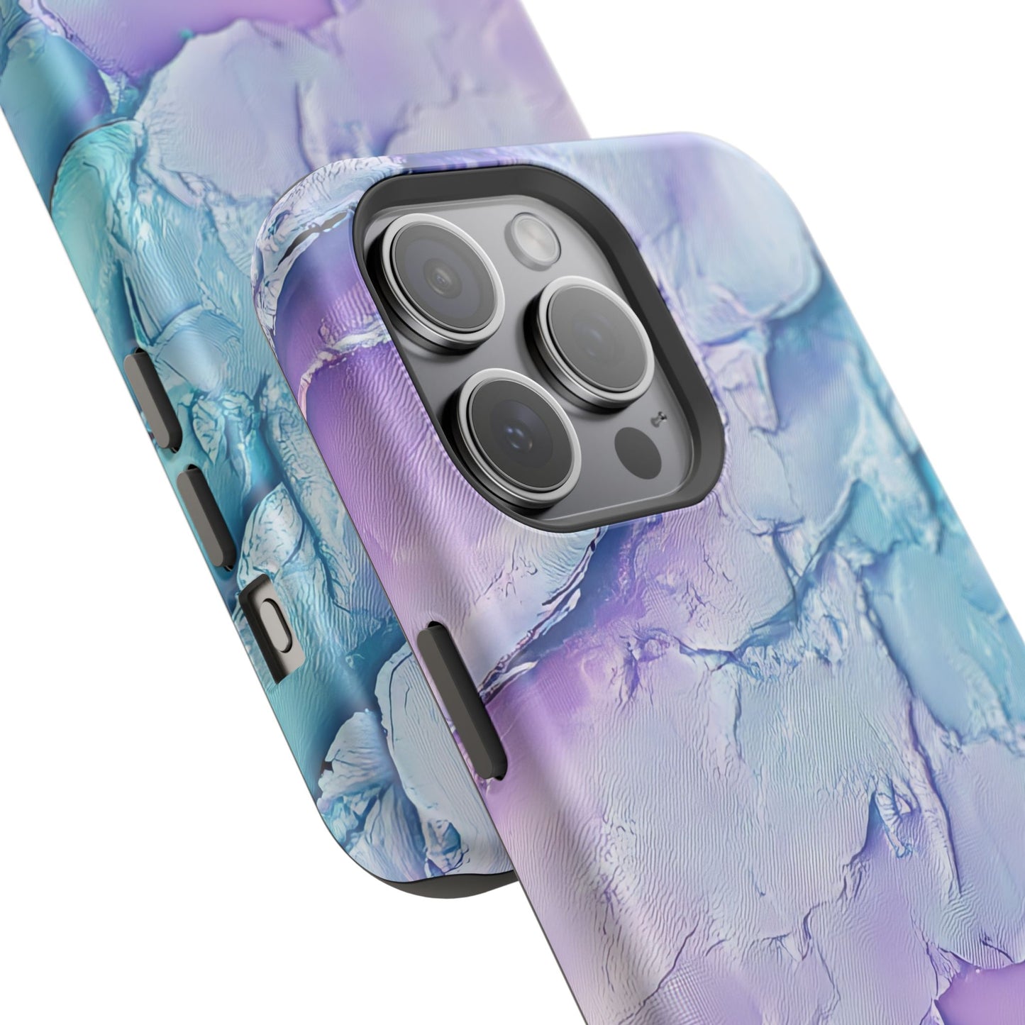 Vibrant Impact-Resistant Phone Case - Colorful Texture Design