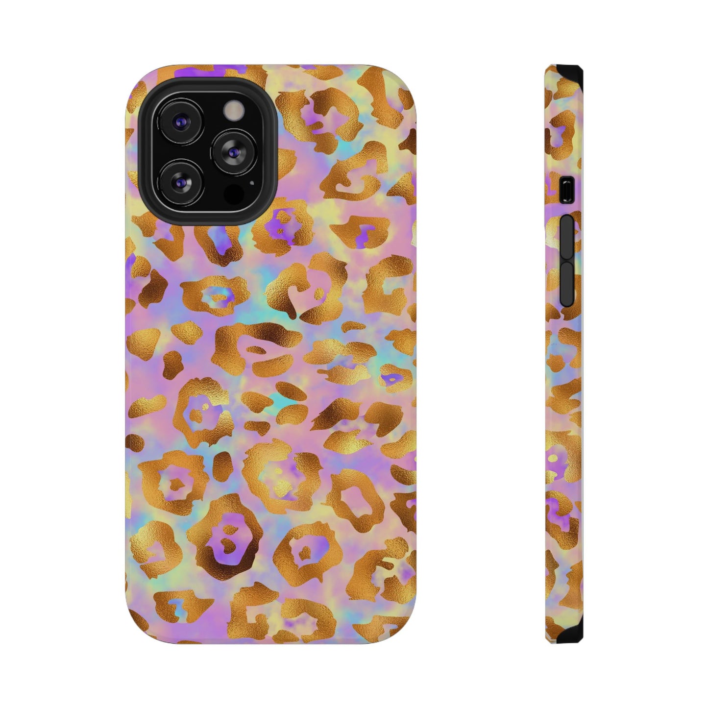 Leopard Print Impact-Resistant Phone Case
