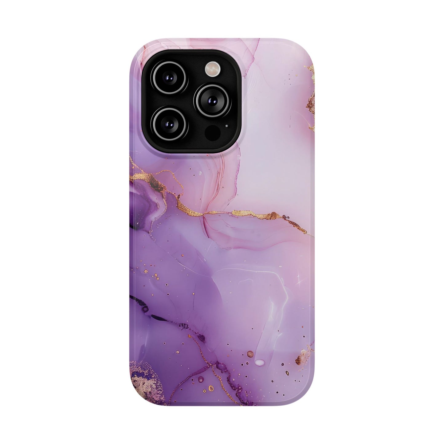Elegant Purple Marble iPhone Case