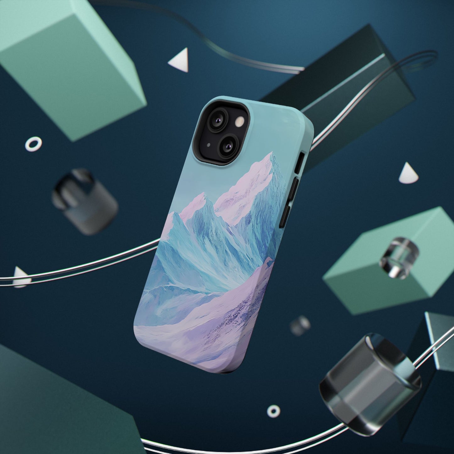 Mountain Landscape Phone Case - Impact-Resistant Protection for Nature Lovers