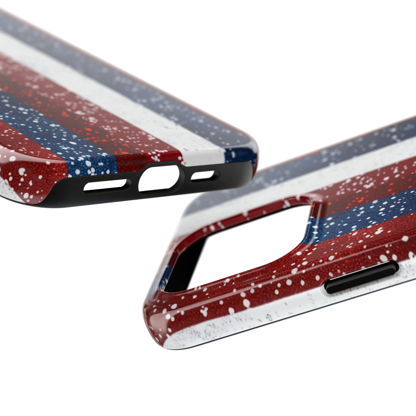 Patriotic Glitter Tough Phone Case