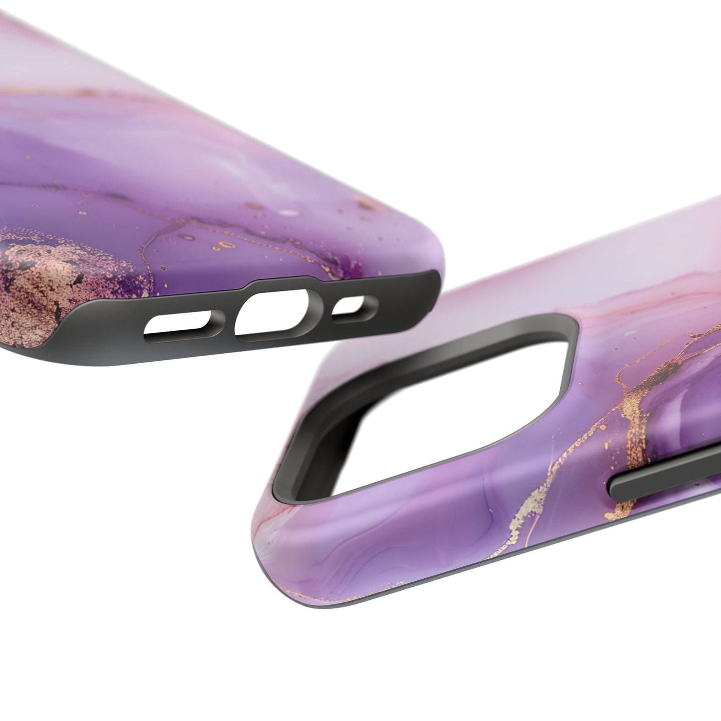 Elegant Purple Marble iPhone Case