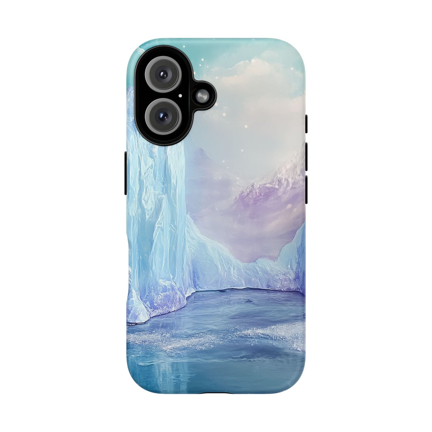 Artistic Phone Case with Iceberg Design