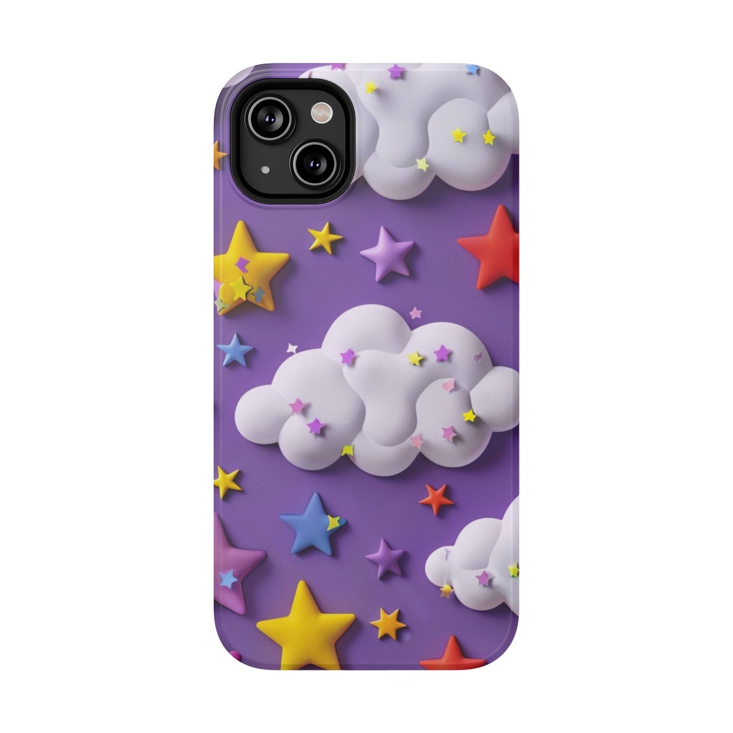 Colorful Cloud & Star Phone Case