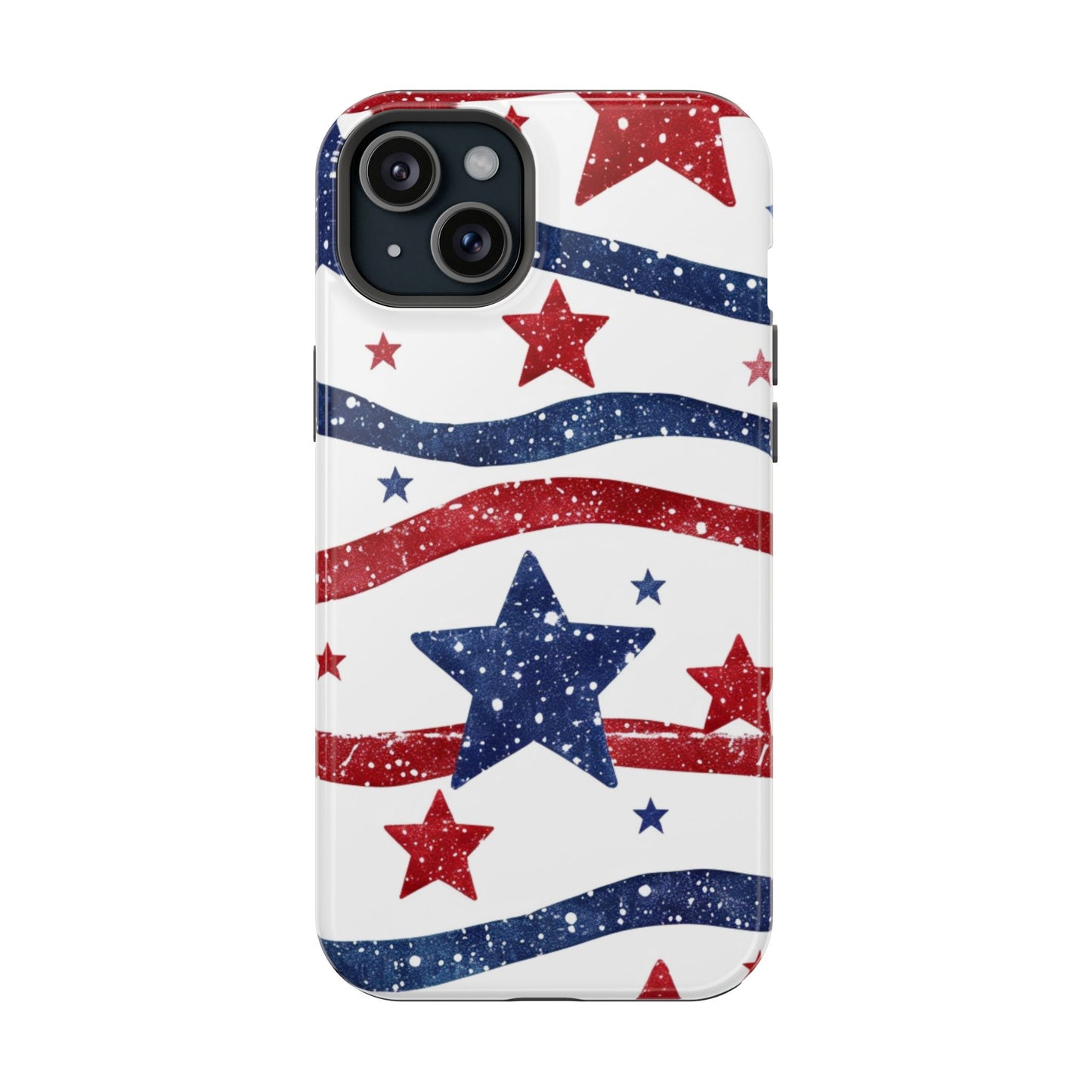 Stars & Stripes Design Impact-Resistant Phone Case
