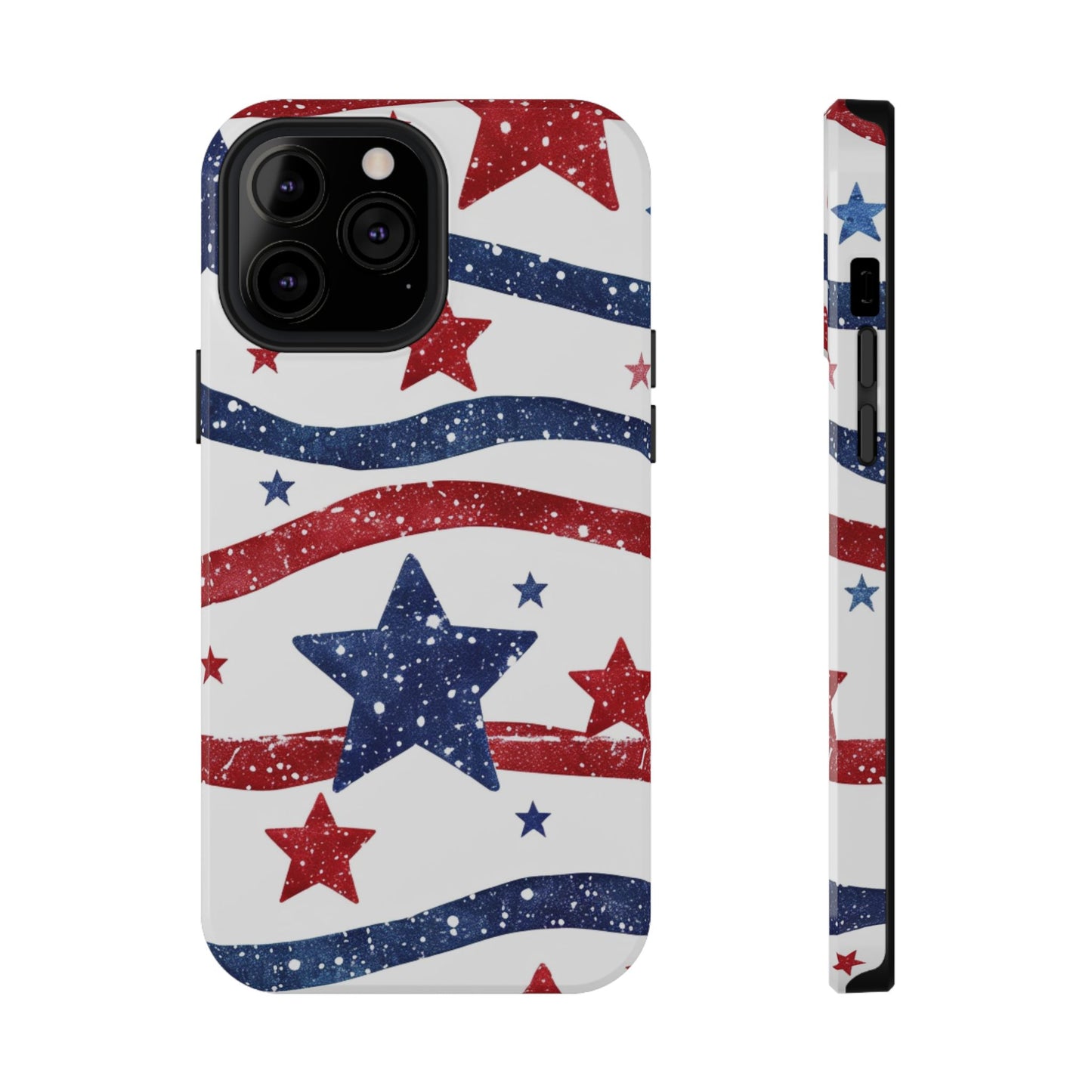Stars & Stripes Design Impact-Resistant Phone Case