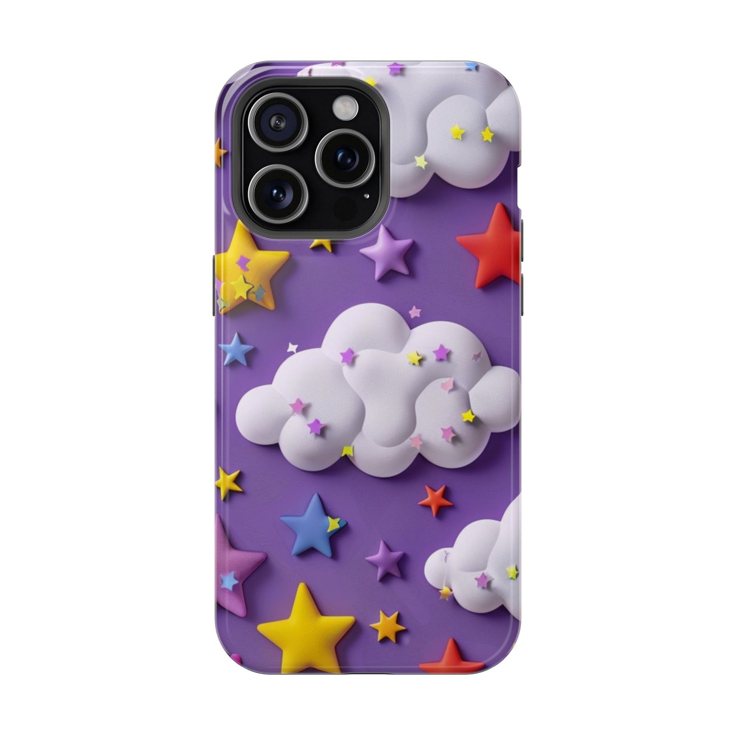 Colorful Cloud & Star Phone Case