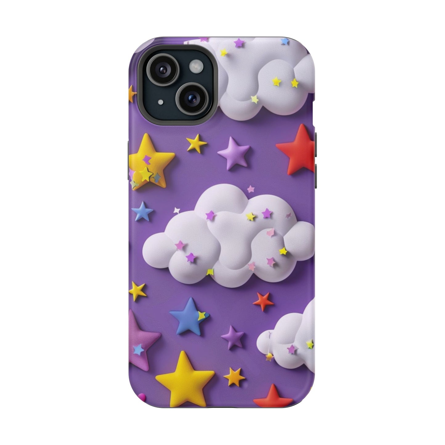 Colorful Cloud & Star Phone Case