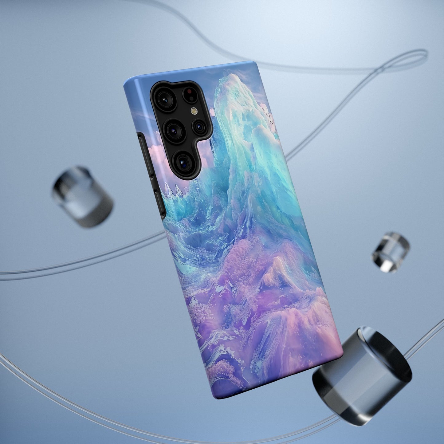 Phone Case - Colorful Abstract Waves Design
