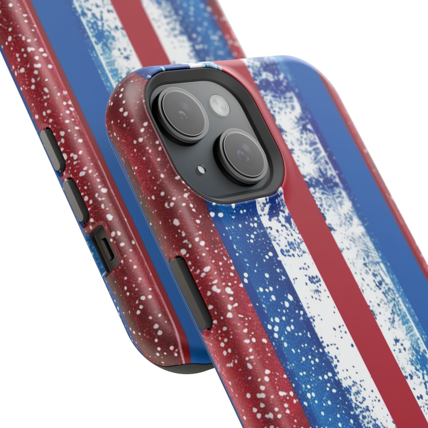Patriotic Stripes Impact-Resistant Phone Case