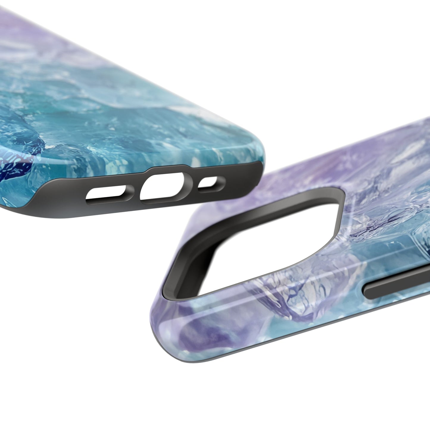 Crystal-Patterned Impact-Resistant Phone Case | Stylish Protection for Adventurers