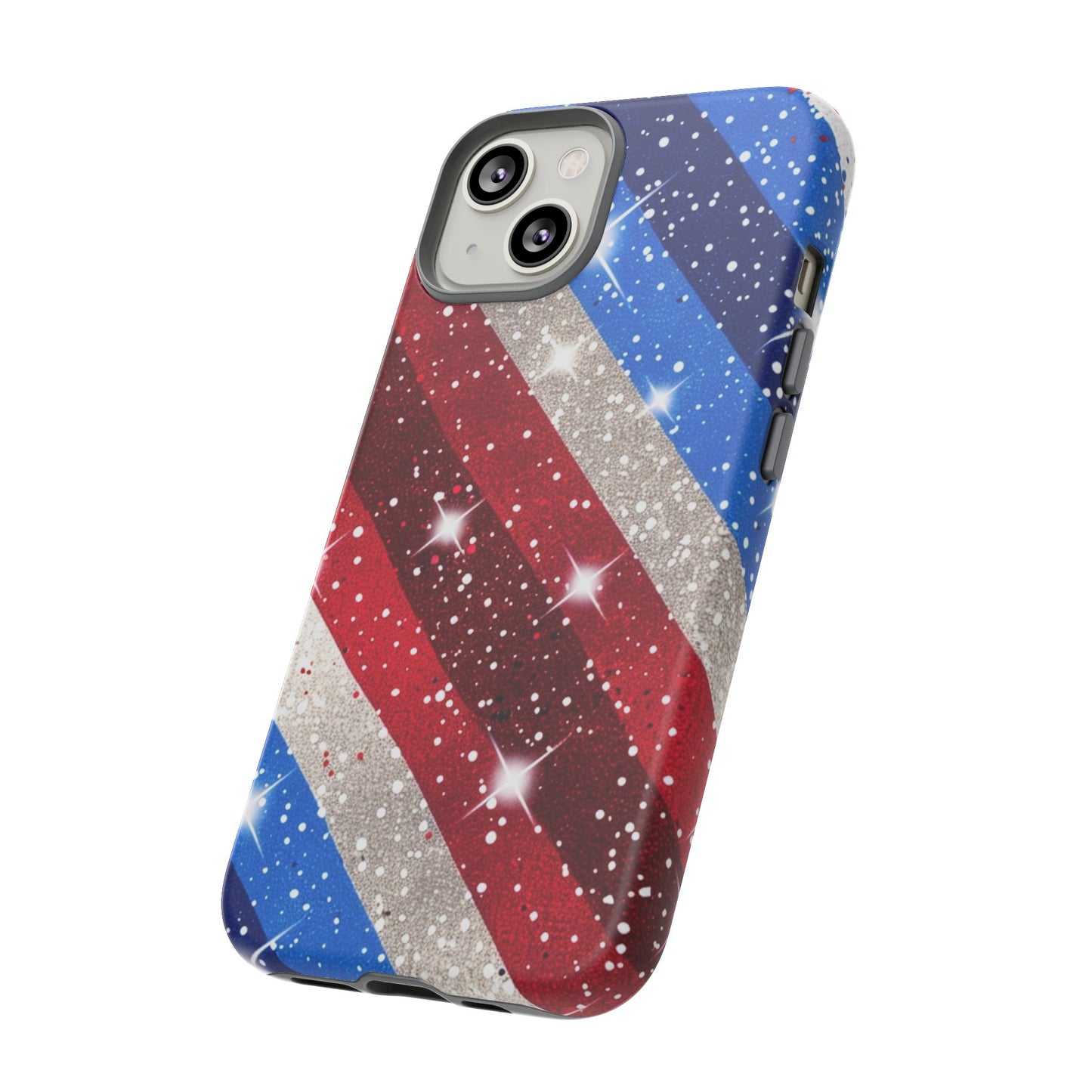 Glittery Patriotic Phone Case - Tough Cases