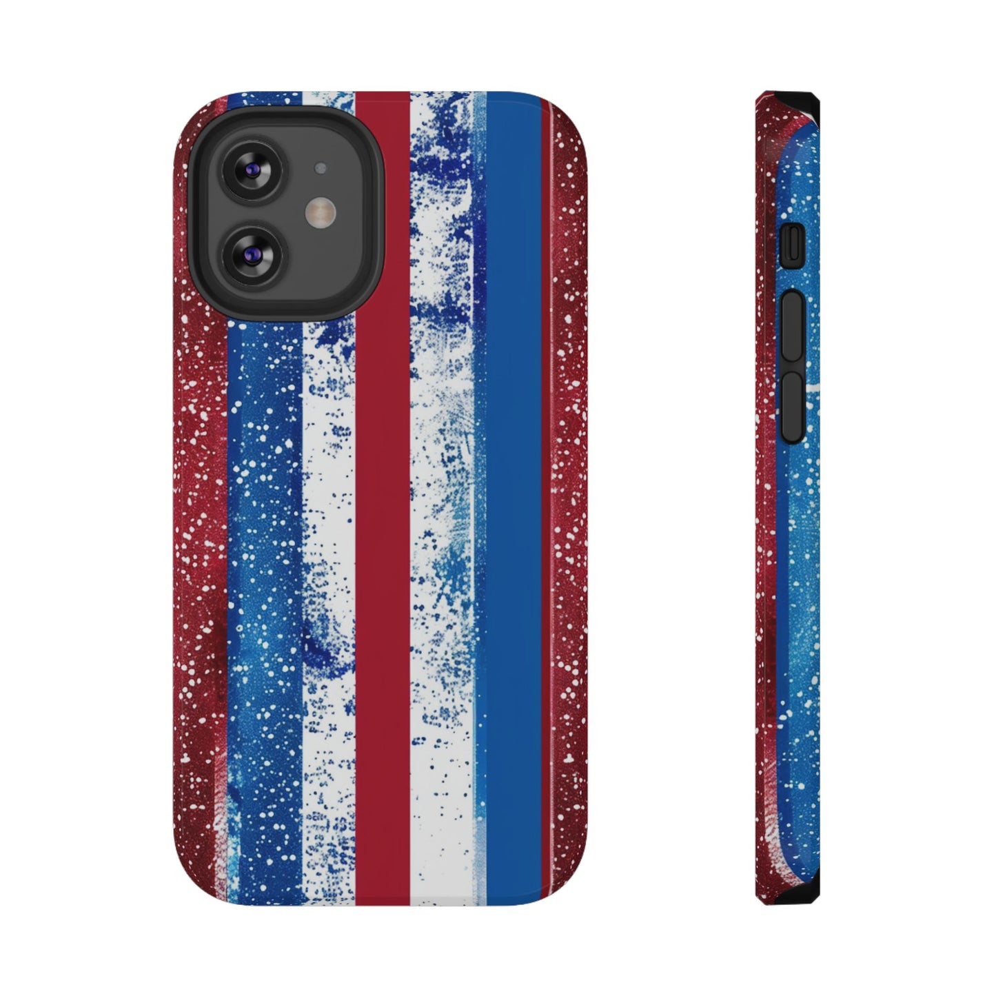 Patriotic Stripes Impact-Resistant Phone Case