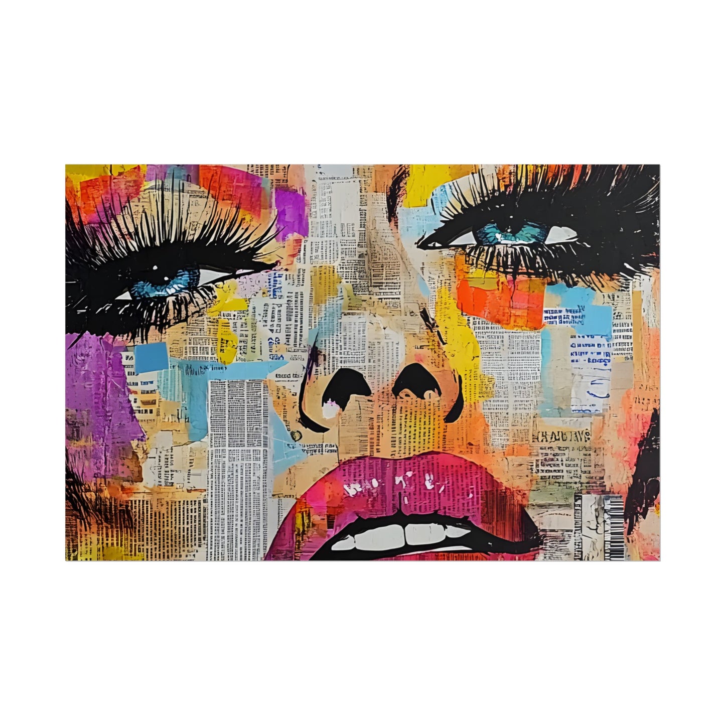 Pop Culture Woman 1 -Vibrant Art Prints, Fashion Poster,