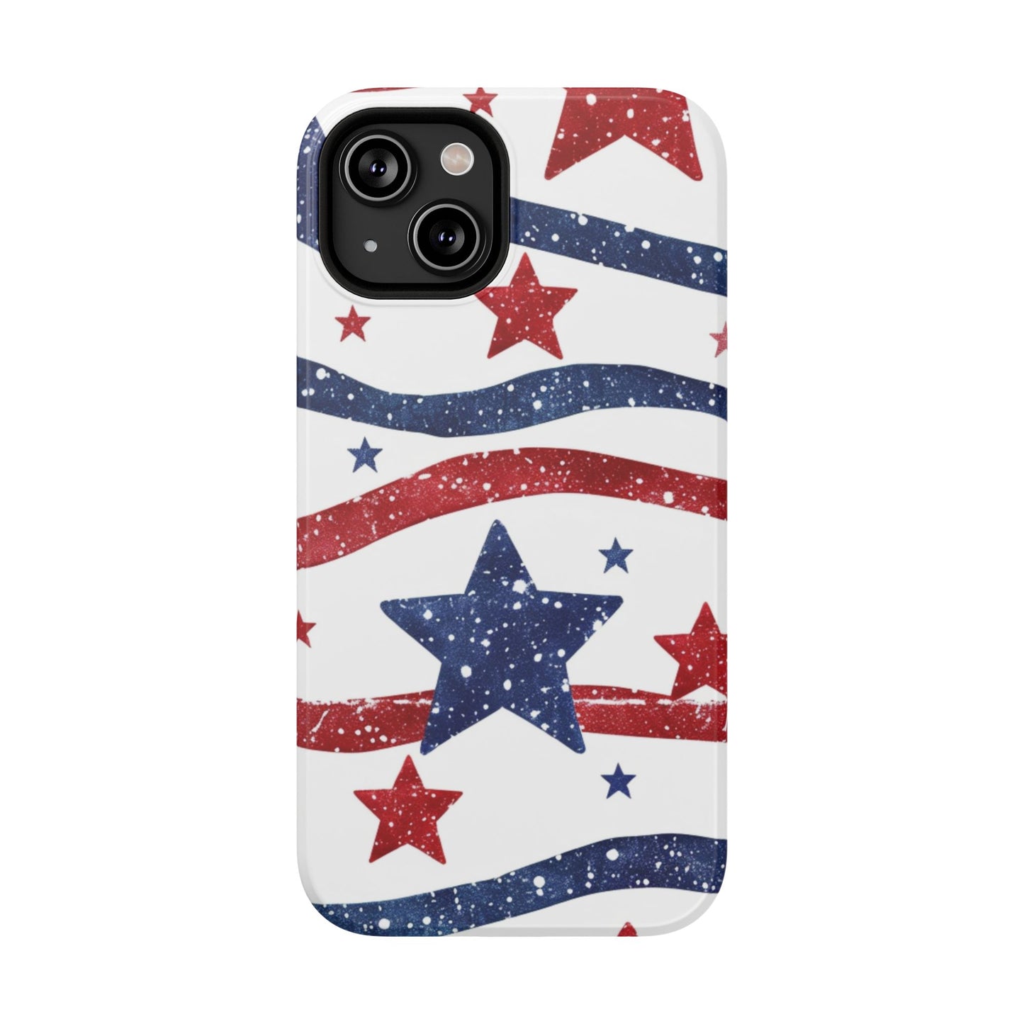 Stars & Stripes Design Impact-Resistant Phone Case