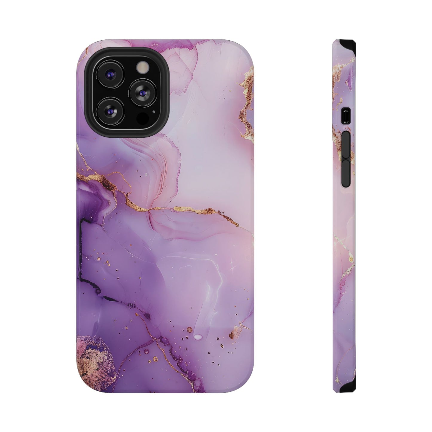 Elegant Purple Marble iPhone Case