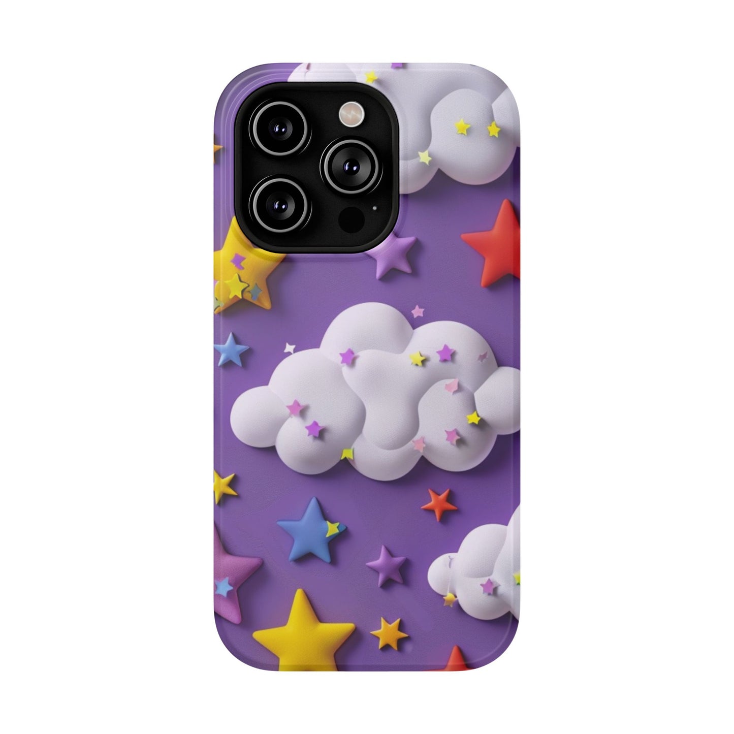 Colorful Cloud & Star Phone Case