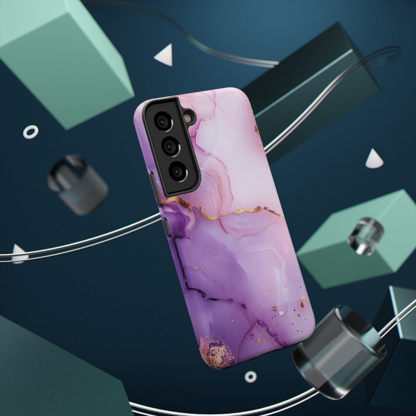 Elegant Purple Marble iPhone Case