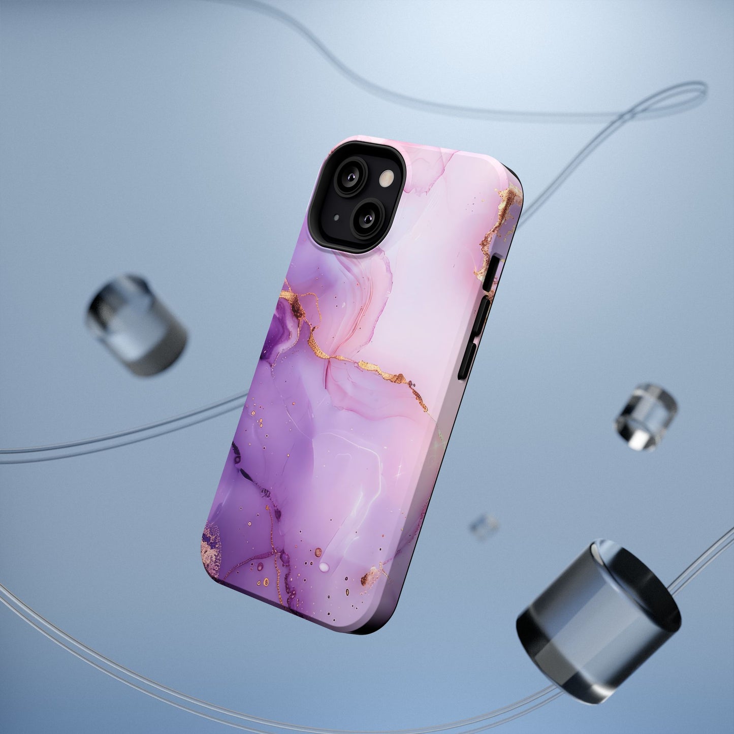 Elegant Purple Marble iPhone Case
