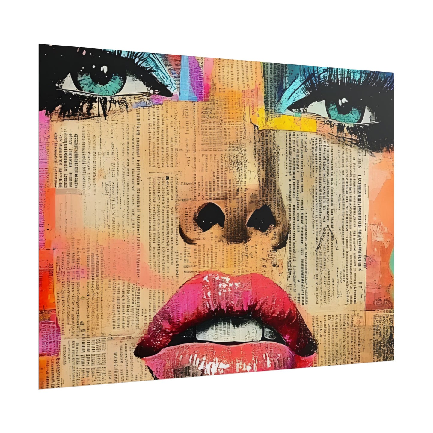 Retro Pop Culture Woman 12 , wall art, Art lovers poster
