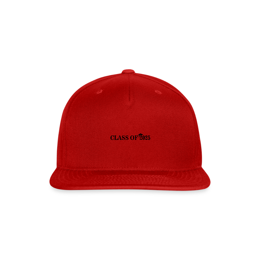 Class of 2025 - Snapback Baseball Cap - red