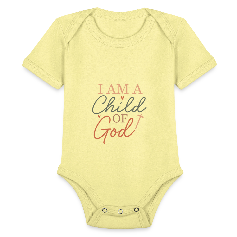 Child of God - Baby onesie - washed yellow