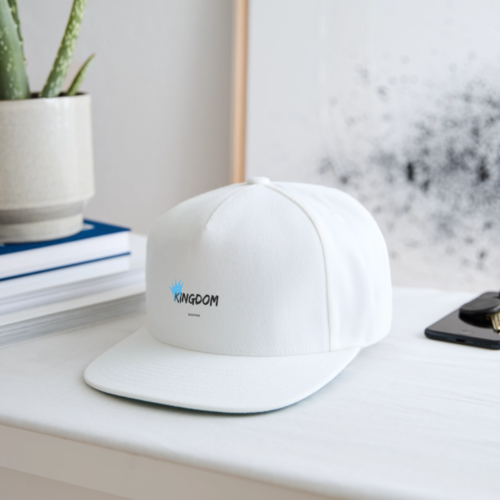 Kingdom Business - Snapback Baseball Cap - white