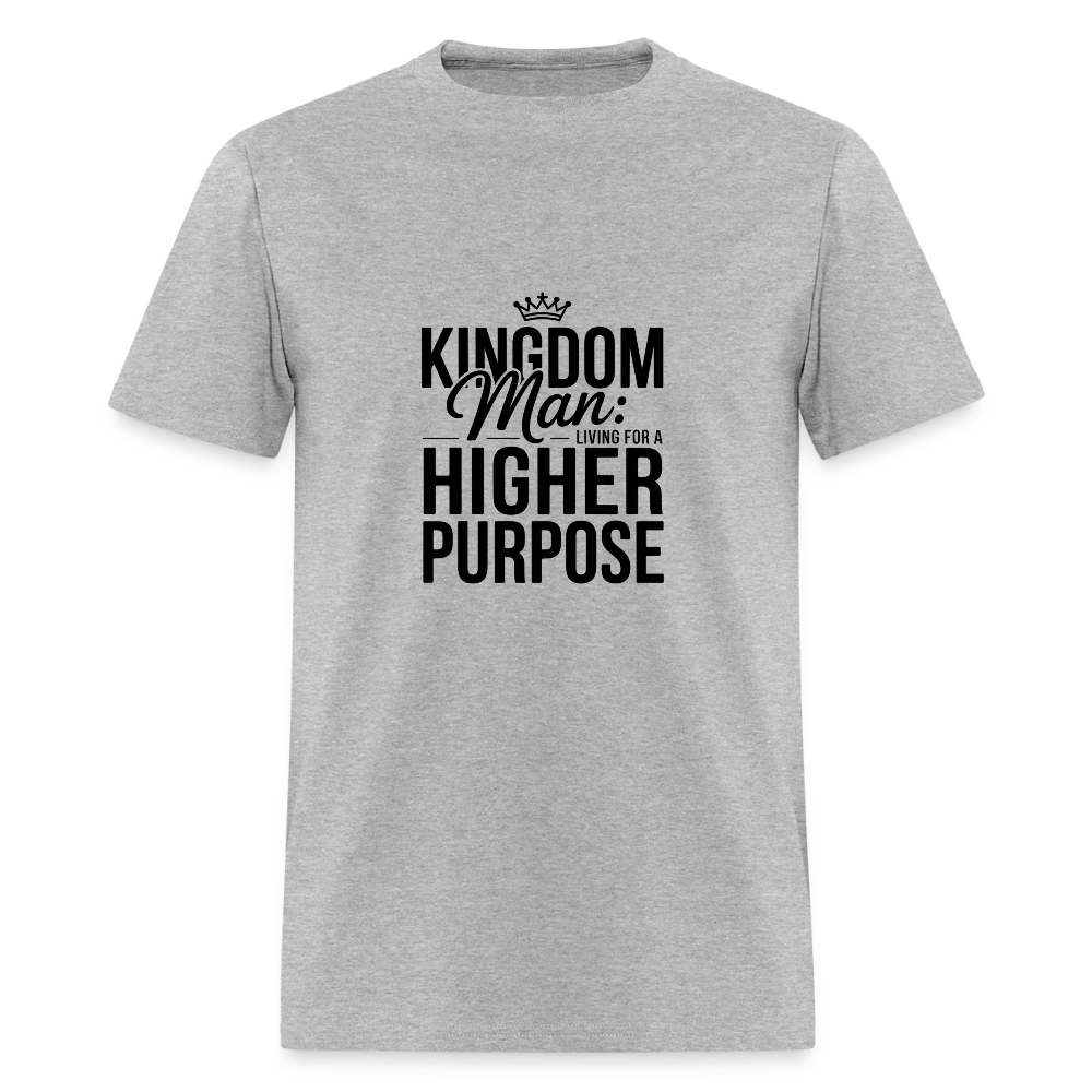Kingdom man - men's t-shirt - heather gray