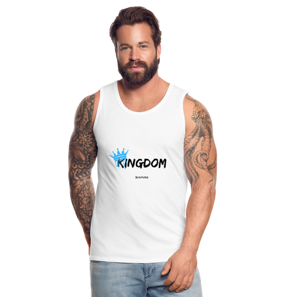 Kingdom Business - Men’s Premium Tank - white