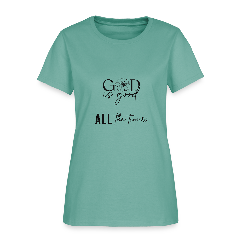 God is Good-Women's short Sleeve T-Shirt - aquatic