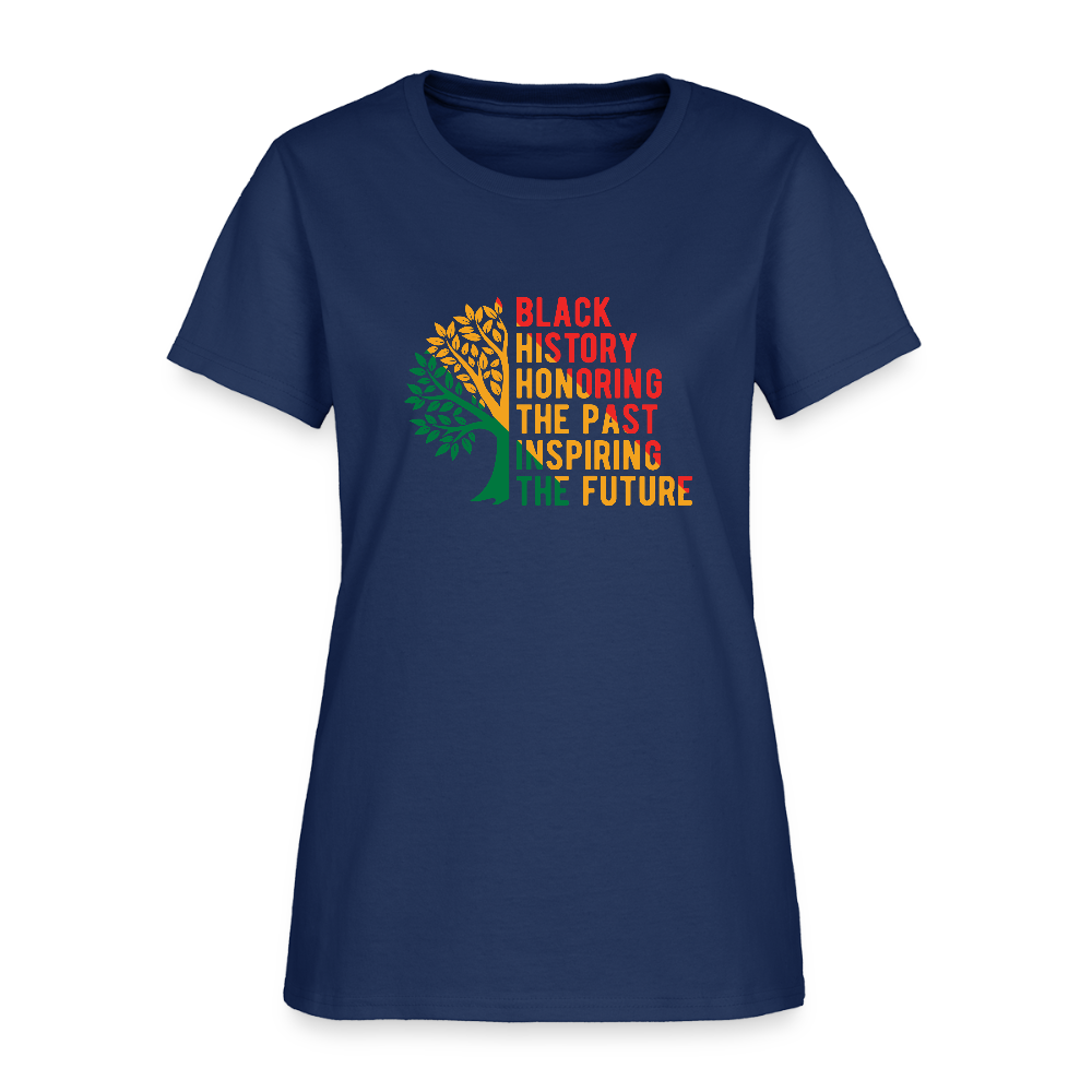 Black History - Women's T-Shirt - blue dusk