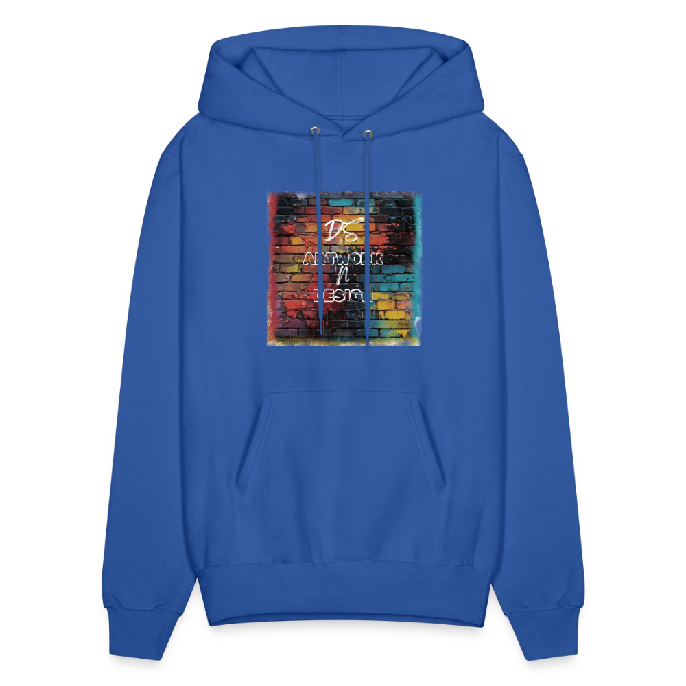 Brick Wall Art - Men's Hoodie - royal blue
