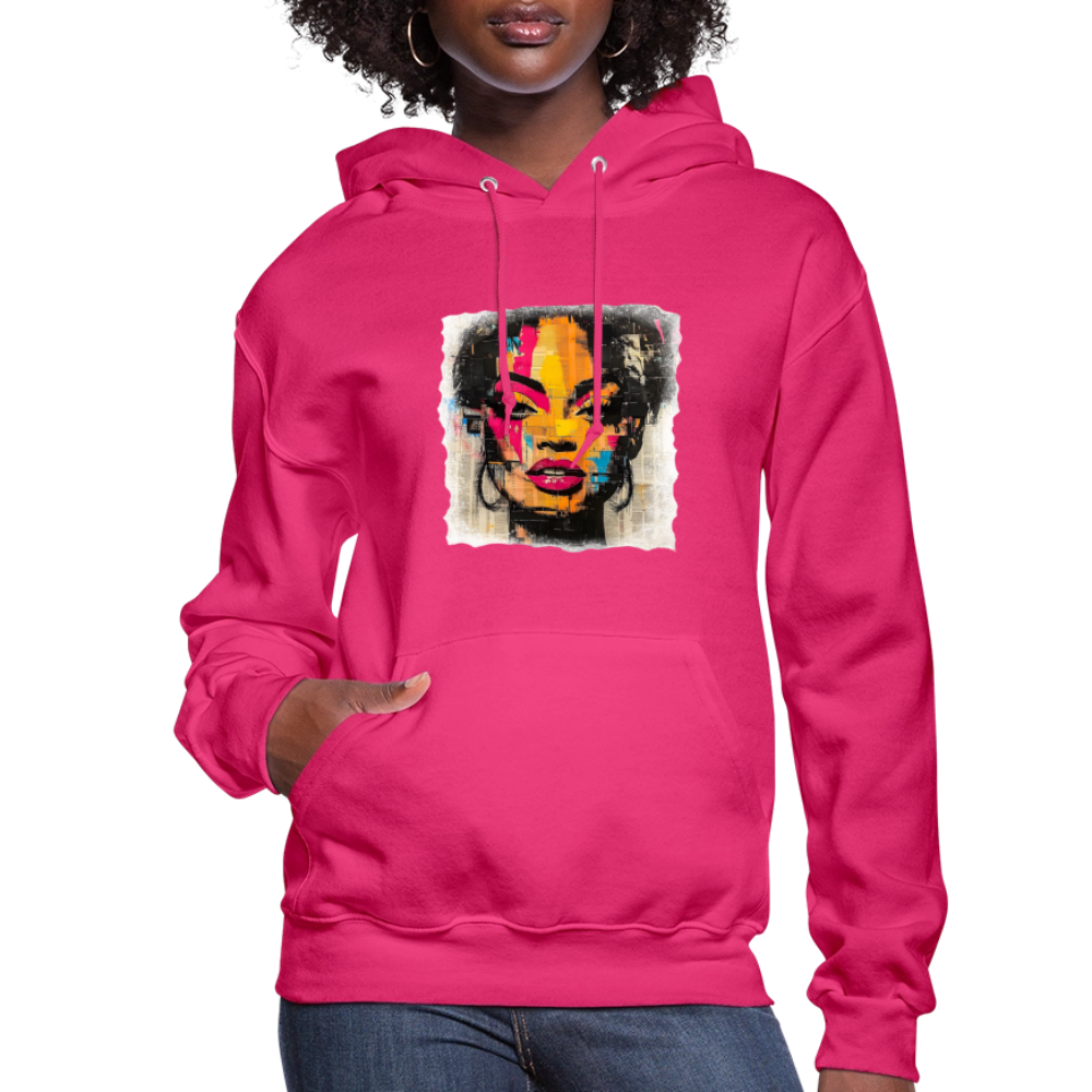 Pop Culture Woman 2 - Women's Hoodie - fuchsia