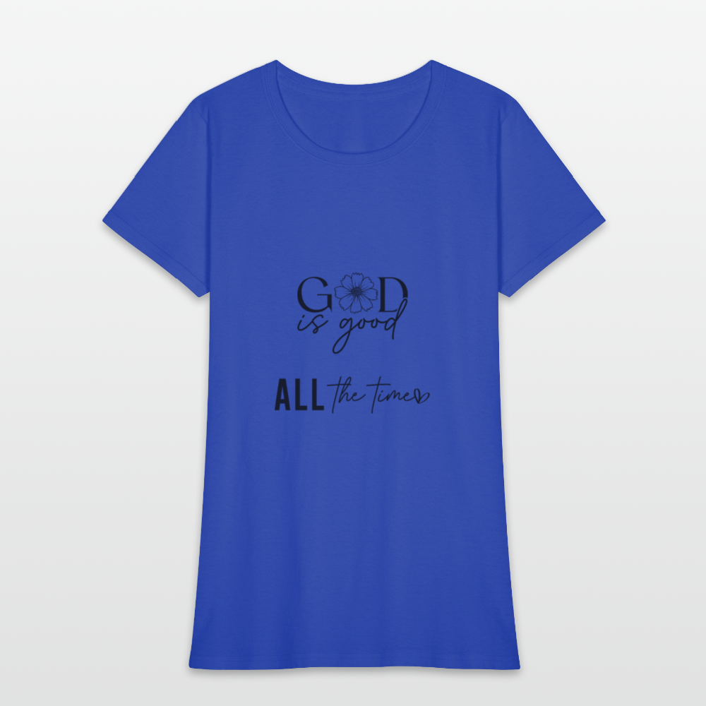 God is Good-Women's short Sleeve T-Shirt - royal blue