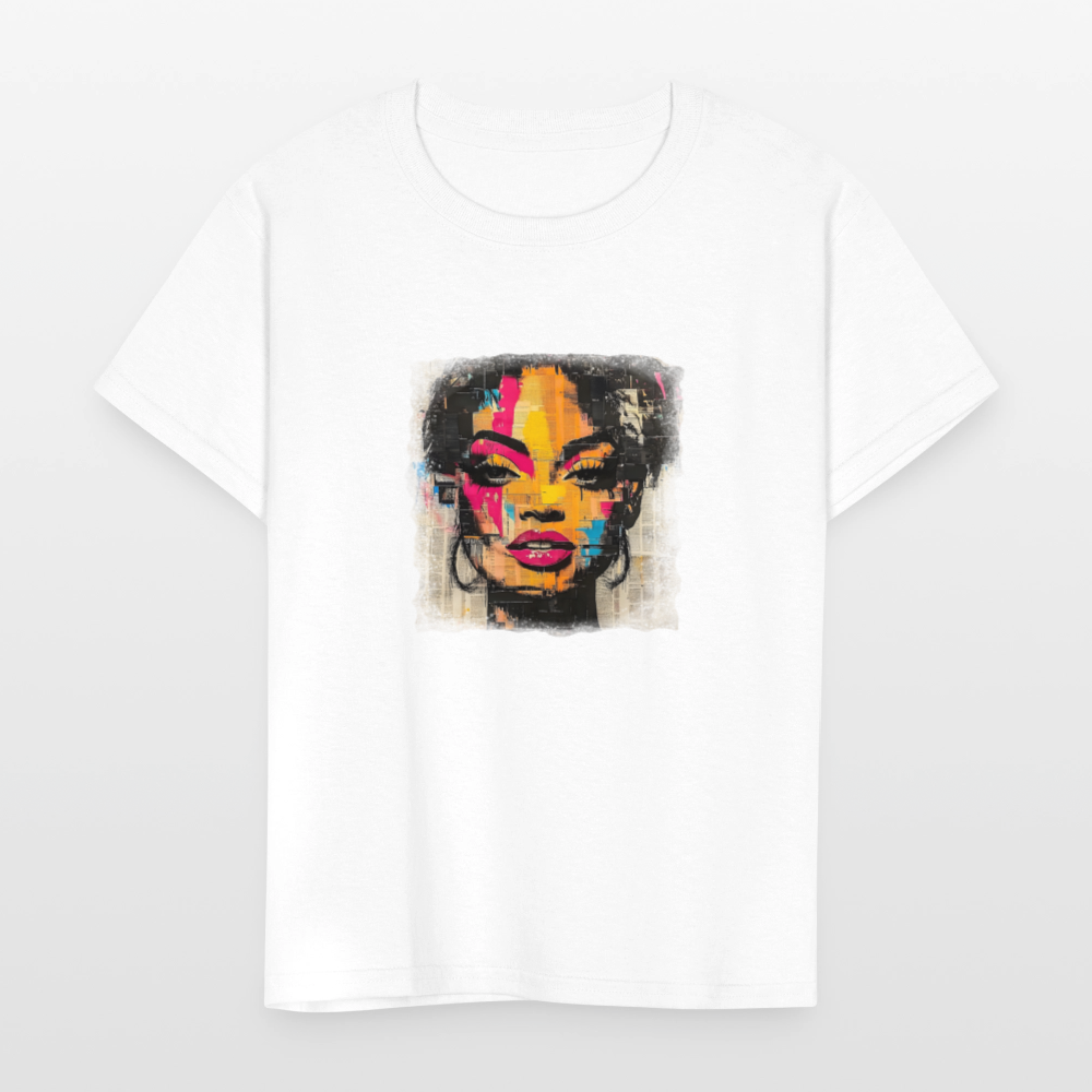 Pop Culture Woman 2 - Kids' T-Shirt - white