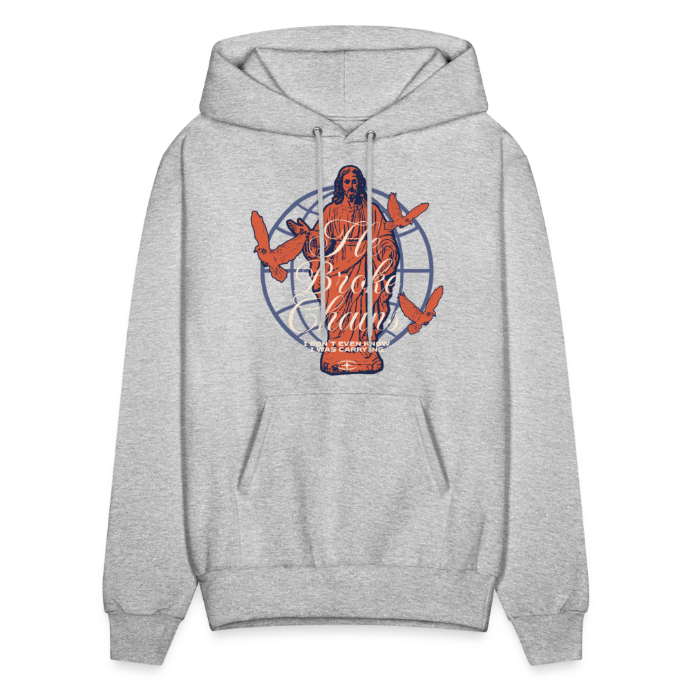 Chains Broken - Men's Hoodie - heather gray