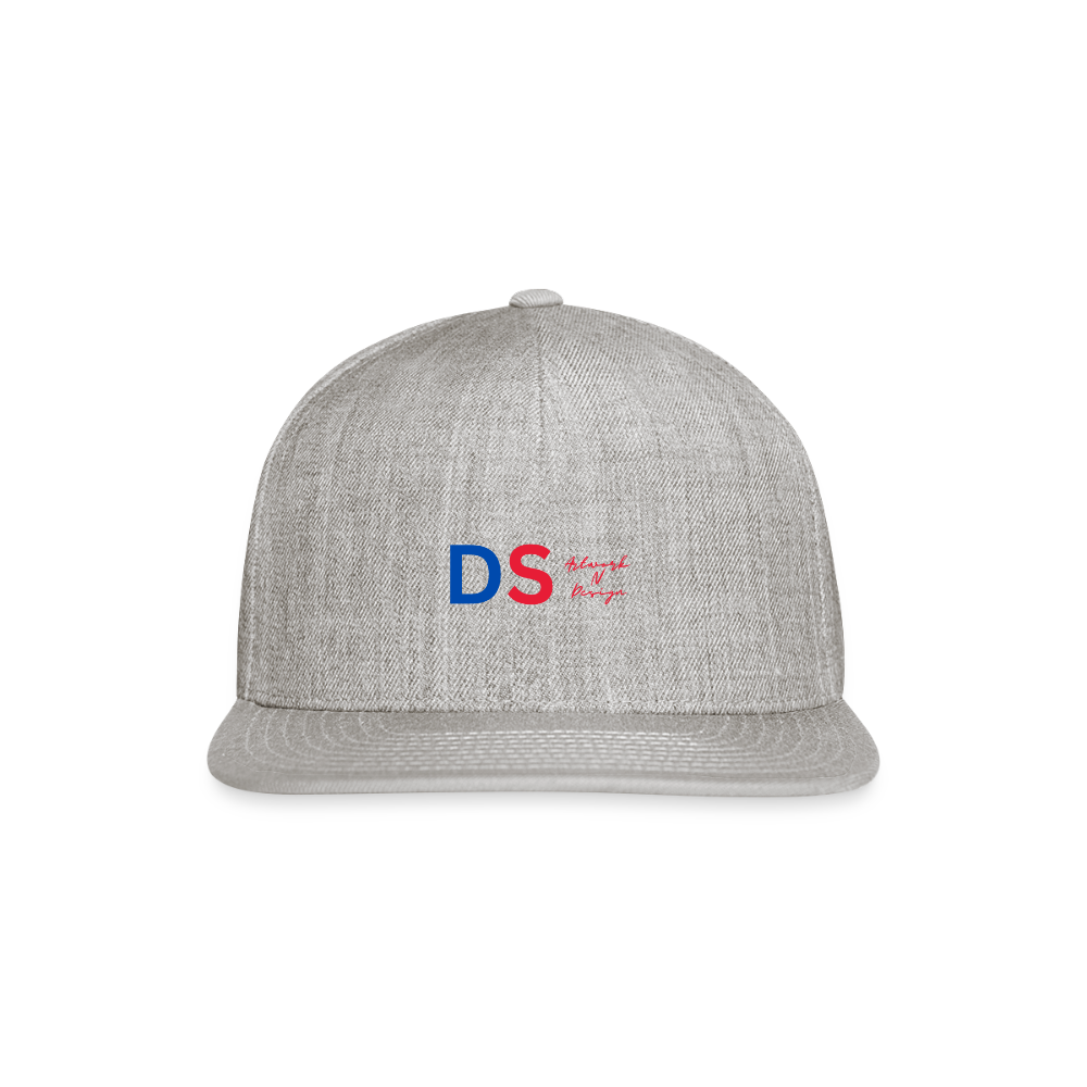 DS Artwork N Design - Snapback Baseball Cap - heather gray