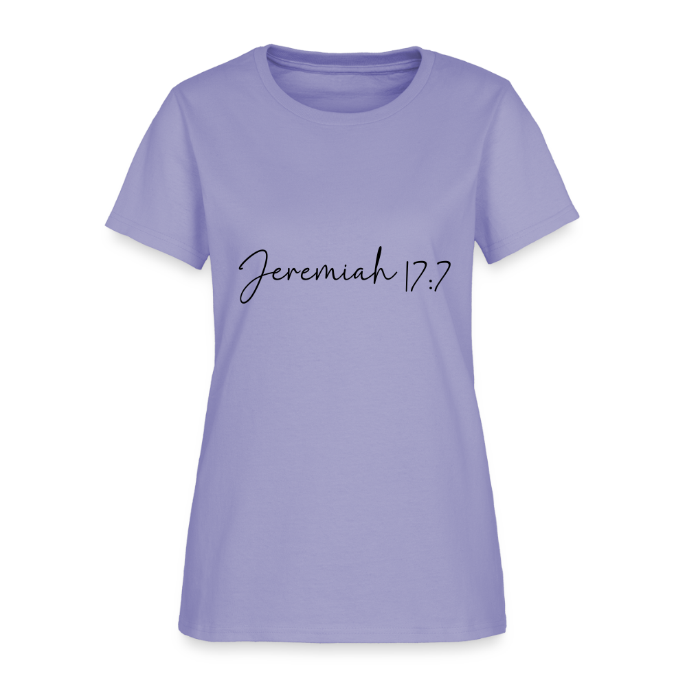 Jeremiah 17:7 - Women's T-Shirt - lavender
