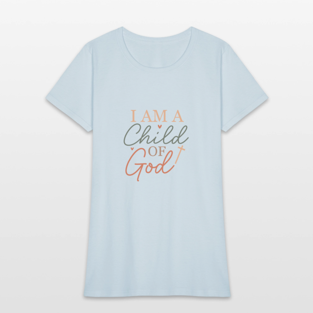 Child of God - Women's T-Shirt - light blue