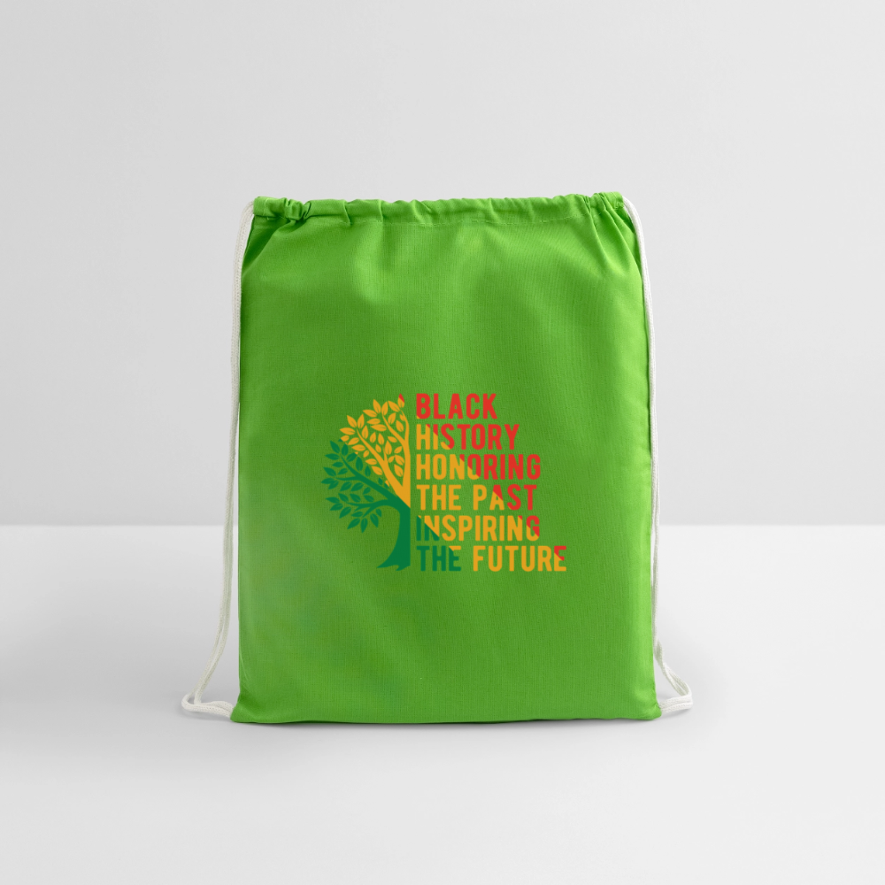 Black History - Cotton Drawstring Bag - clover