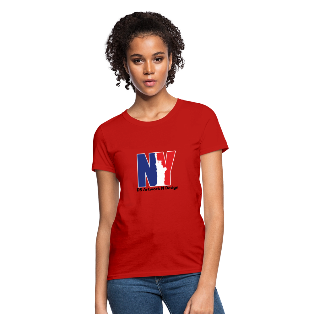 NY - Women's T-Shirt - red