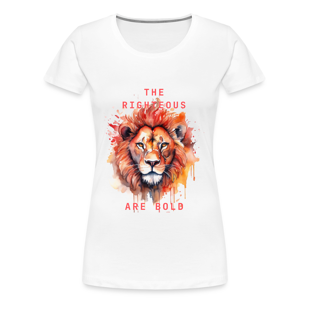 Bold Lion - Women’s T-Shirt - white