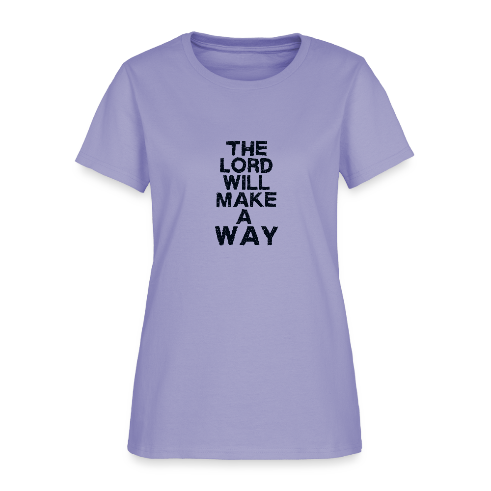 The Lord will make a way - Women's T-Shirt - lavender